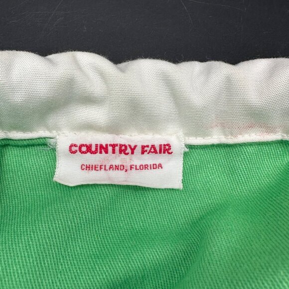 Vintage White Purse 1970s Country Fair Frog Lotus Plastic Hoop Handles Kitschy - Picture 5 of 10